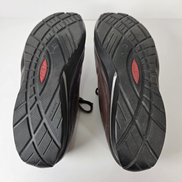 MBT Batini‎ Lace Up Women's Shoes Size EU40 US9-9.5 Brown Leather Rocker Comfort - Picture 7 of 8